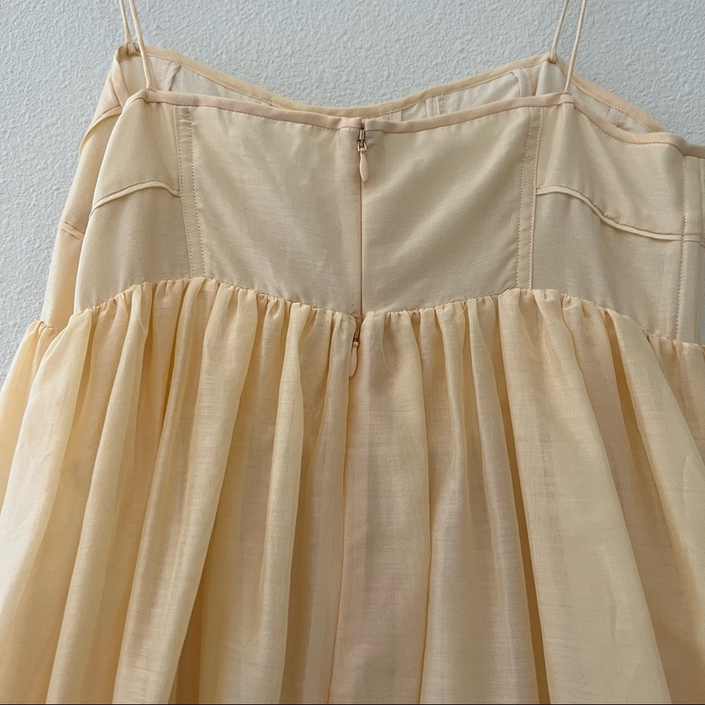 Mariza Corset Cotton & Silk Gown - Picture 8 of 10